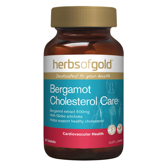Herbs of Gold Bergamot Cholesterol Care - 60 Tablets - L'Organic