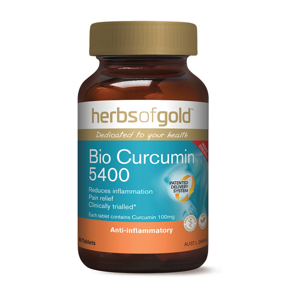 Herbs of Gold Bio Curcumin 5400 - L'Organic