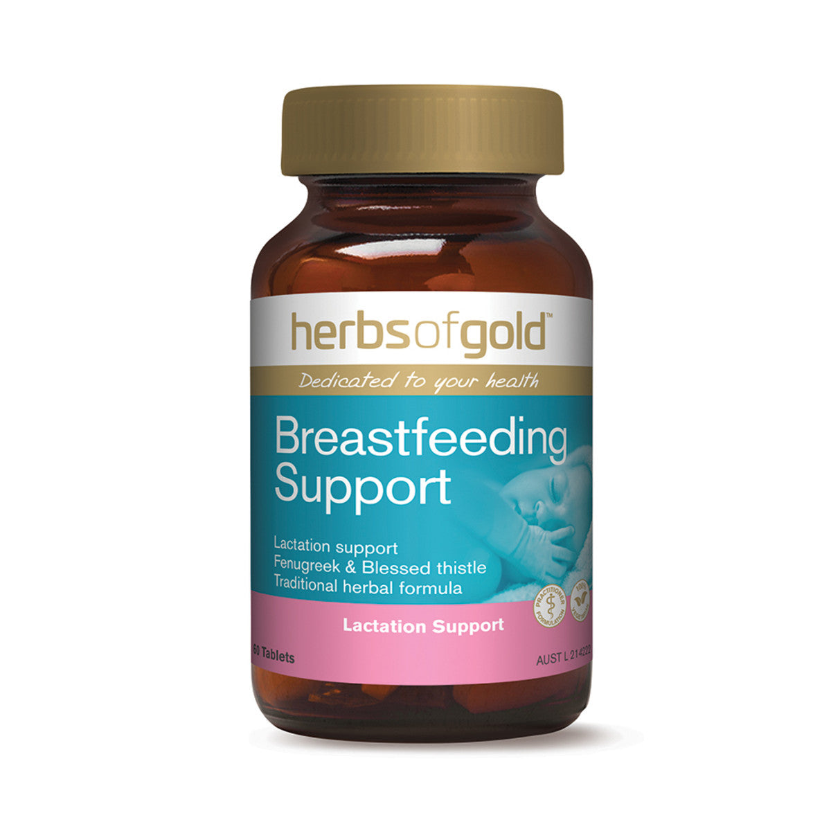 Herbs of Gold Breastfeeding Support - 60 Tablets - L'Organic