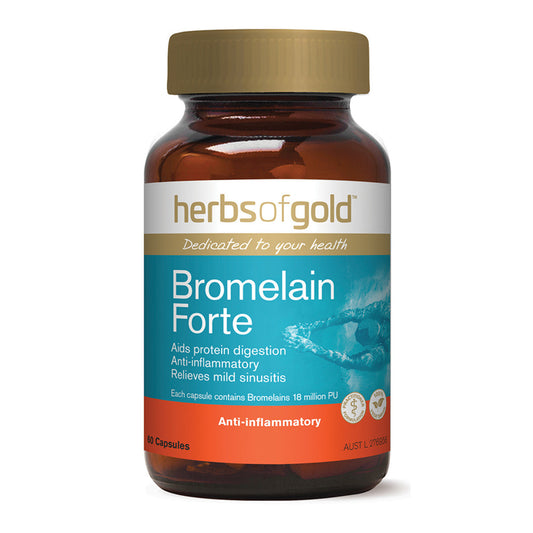 Herbs of Gold Bromelain Forte 60c - L'Organic