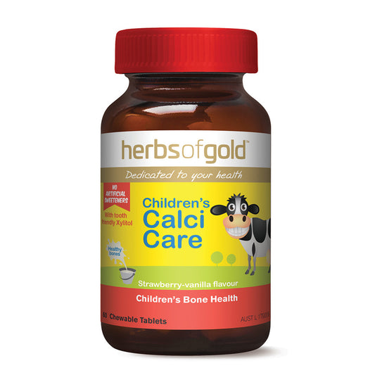 Herbs of Gold Chewable Children's Calci Care - 60 Tablets - L'Organic