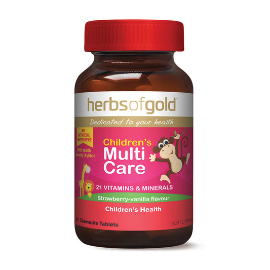Herbs of Gold Chewable Children's Multi Care 60t - L'Organic