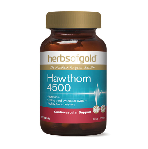 Herbs of Gold Hawthorn 4500 - 60 Tablets - L'Organic