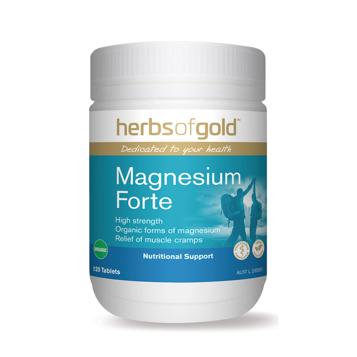 Herbs of Gold Magnesium Forte - L'Organic