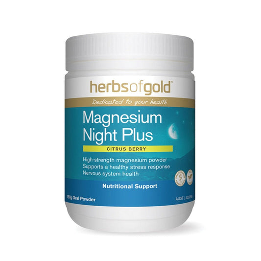 Herbs of Gold Magnesium Night Plus Citrus Berry - 150g - L'Organic