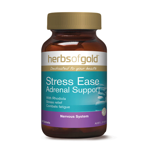 Herbs of Gold Stress Ease Adrenal Support - 60 Tablets - L'Organic