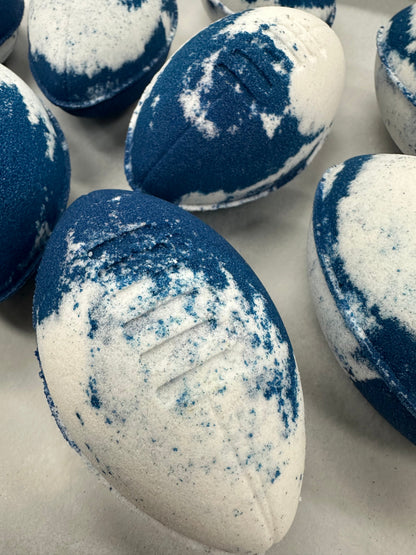 Soapmaid Footy Bath Bomb (Navy & White) - Carlton Blues - 1 Pack