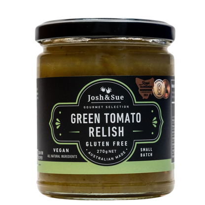 Green Tomato Relish, Yum, Australian Made, Gluten Free,  Vegan