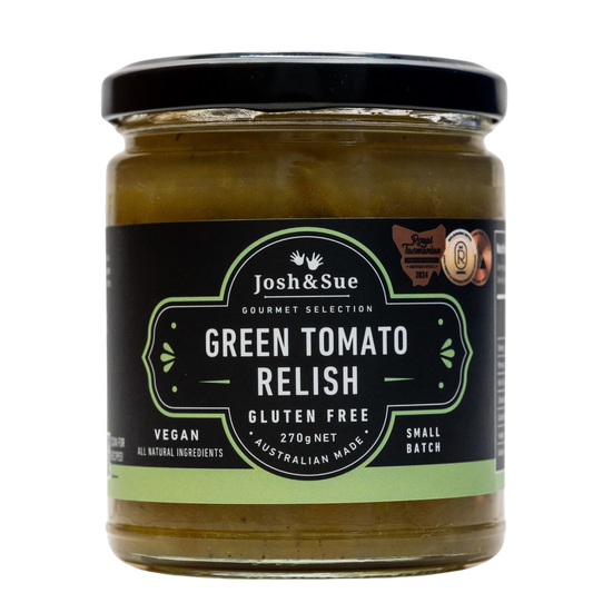 Green Tomato Relish, Yum, Australian Made, Gluten Free,  Vegan