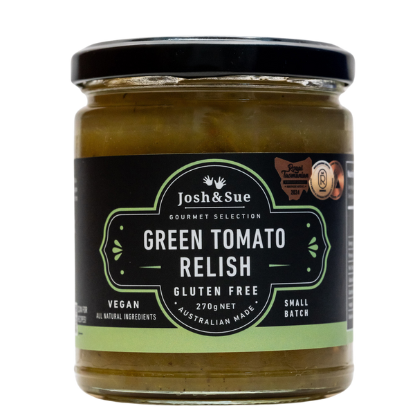 Green Tomato Relish, Yum, Australian Made, Gluten Free,  Vegan