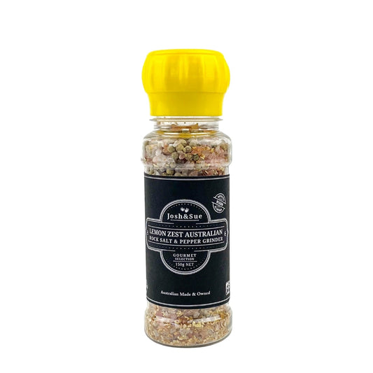 Josh & Sue Lemon Zest Salt & Pepper Grinder - 150g