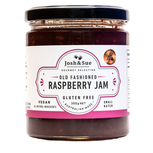 Raspberry Jam, Gluten Free, Vegan Delicious Old fashioned Jam
