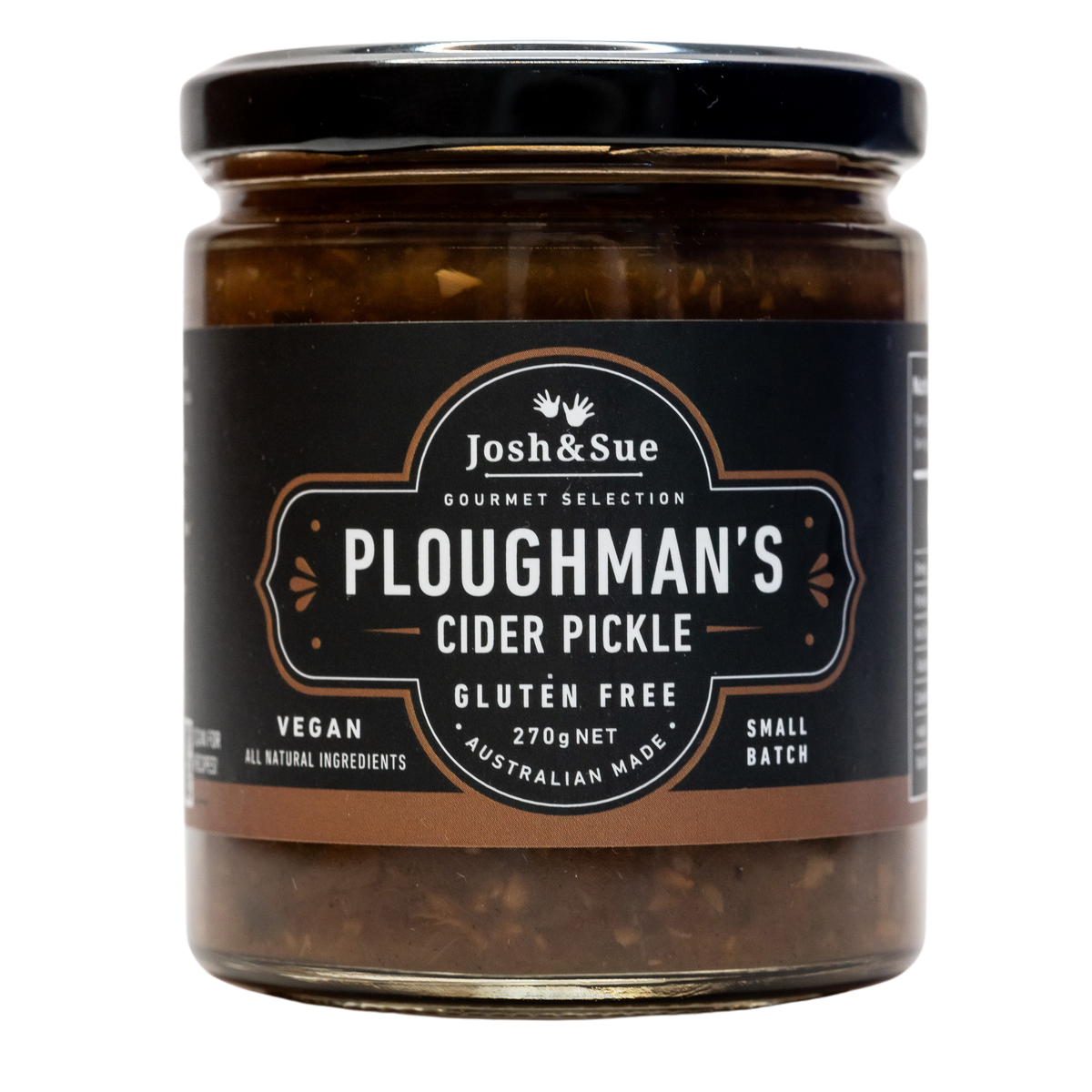 Josh&Sue Ploughman's Cider Pickle, Australian Made, Gluten Free