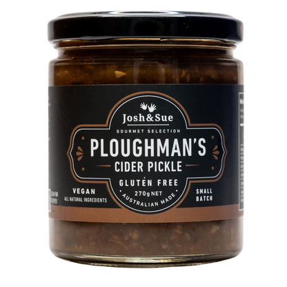 Josh&Sue Ploughman's Cider Pickle, Australian Made, Gluten Free
