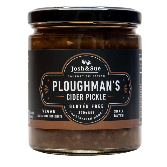 Josh&Sue Ploughman's Cider Pickle, Australian Made, Gluten Free