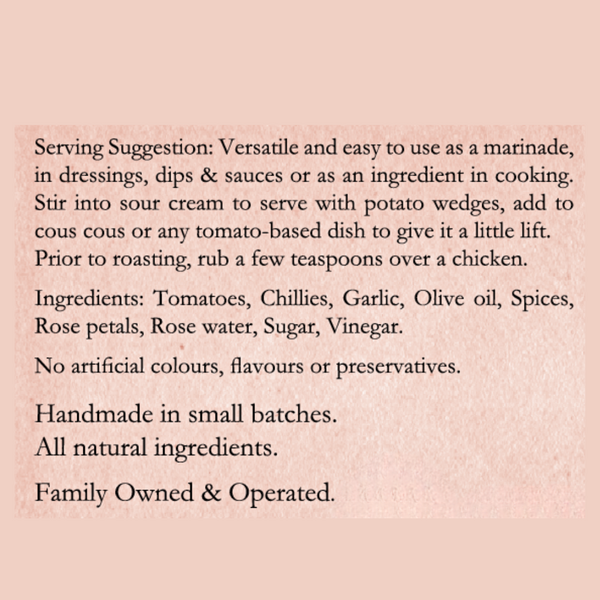 Josh & Sue Rose Harissa Paste - 180g - 4 - L'Organic