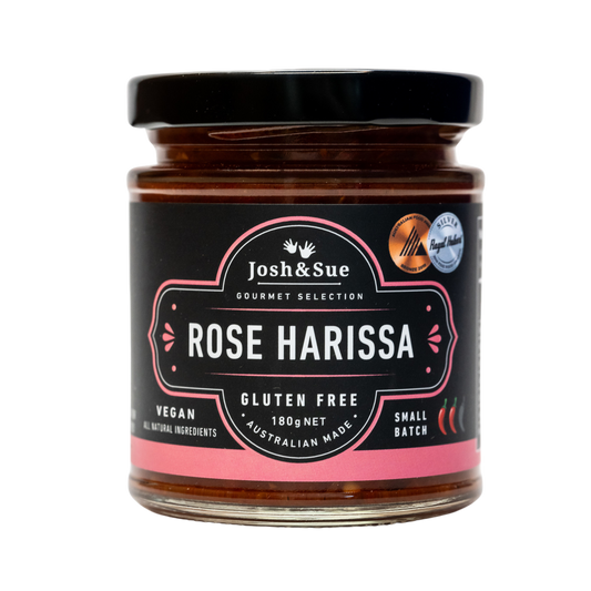 Josh & Sue Rose Harissa Paste - 180g - L'Organic