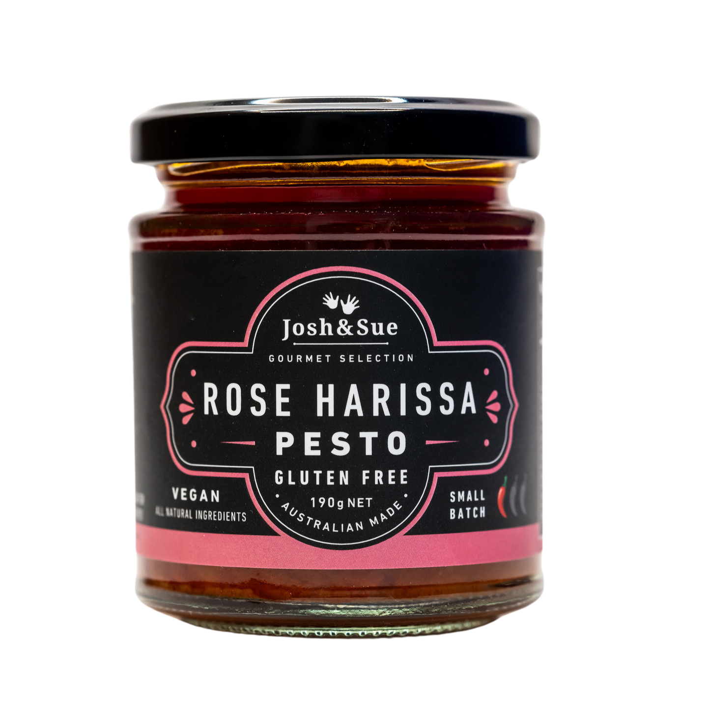 Josh&Sue Rose Harissa Pesto Nut FREE PESTO, Gluten FREE