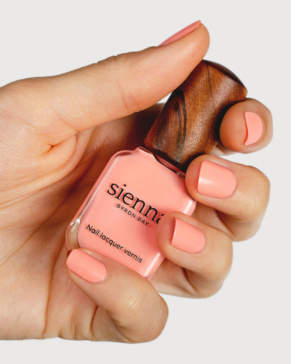 Sienna Nail Polish Joy - Vibrant Peach - 10ml
