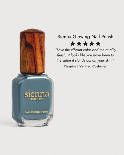 Sienna Nail Polish Juniper - Neutral Blue - 10ml