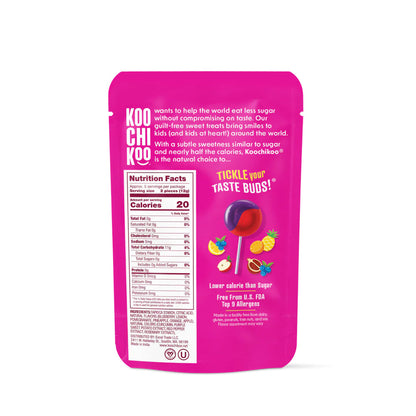KOOCHIKOO No Sugar Lollipops 4 Flavours 60g - L'Organic