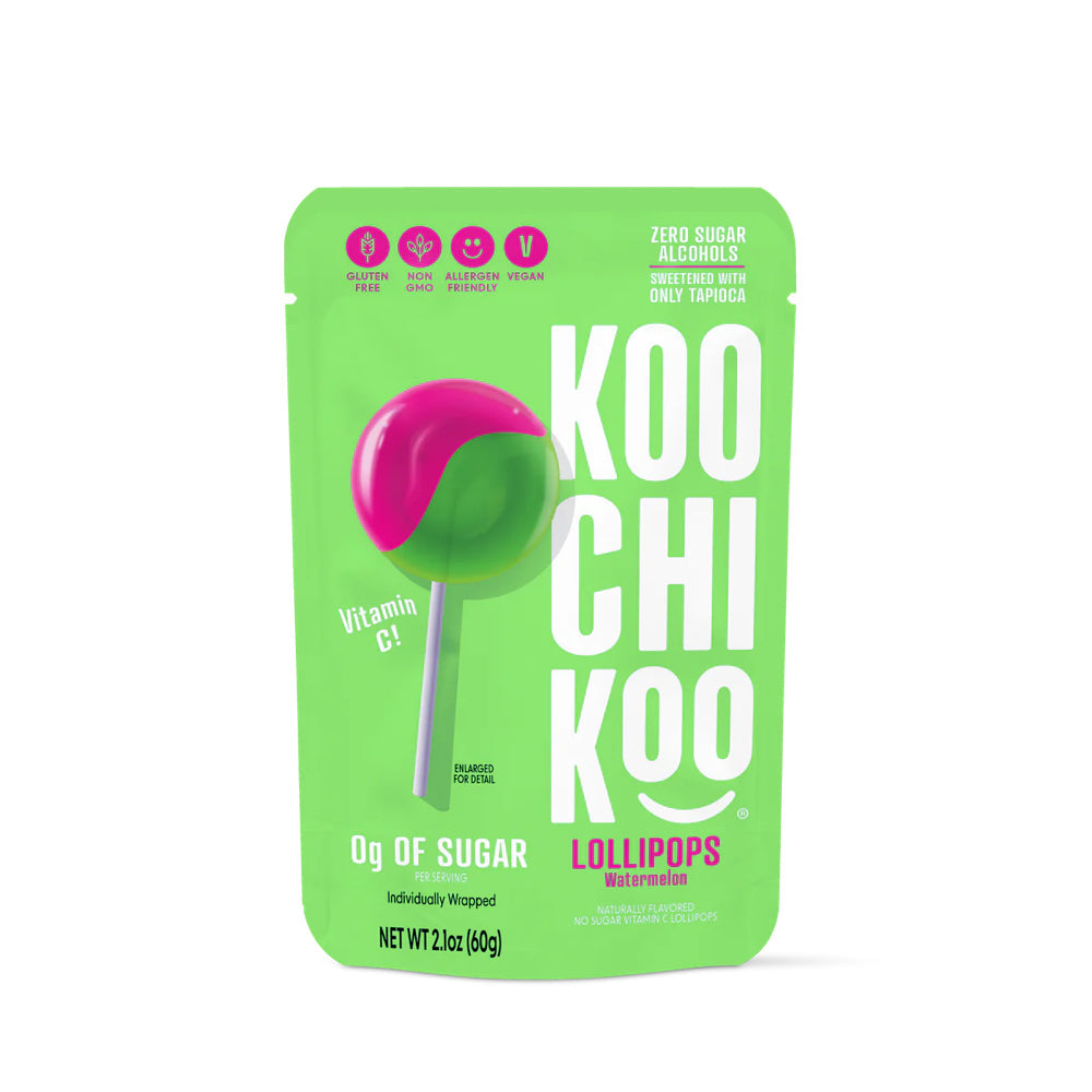 KOOCHIKOO No Sugar Lollipops Vitamin C Watermelon 62g - L'Organic