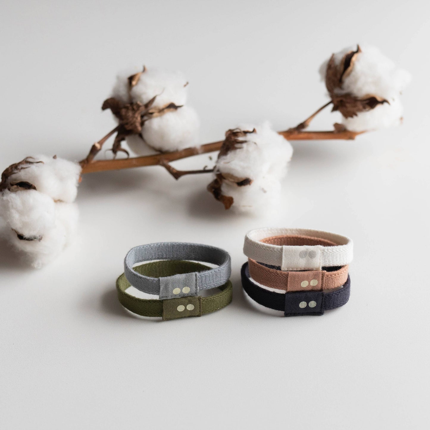 Kooshoo Plastic-Free Hair Ties - Earth Tints
