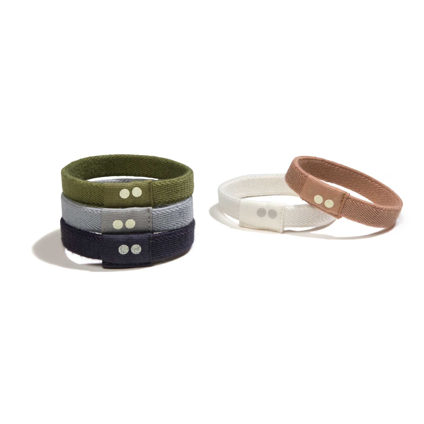 Kooshoo Plastic-Free Hair Ties - Earth Tints