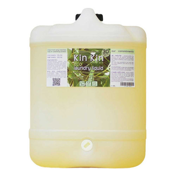 Kin Kin Bulk Laundry Liquid Eucalypt Lemon Myrtle 20L - L'Organic