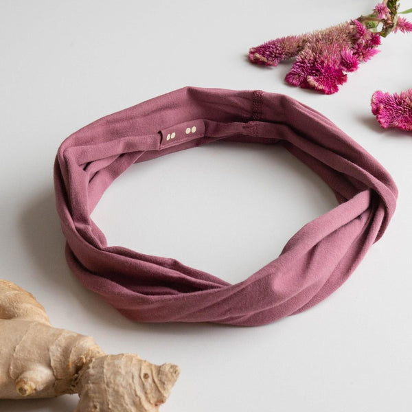 Kooshoo Organic Twist Headband - Wild Ginger - 1 pack