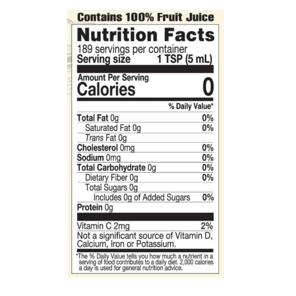 LAKEWOOD Organic Lemon Juice Fresh Pressed - 946ml - L'Organic