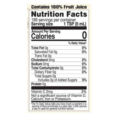 LAKEWOOD Organic Lemon Juice Fresh Pressed - 946ml - L'Organic