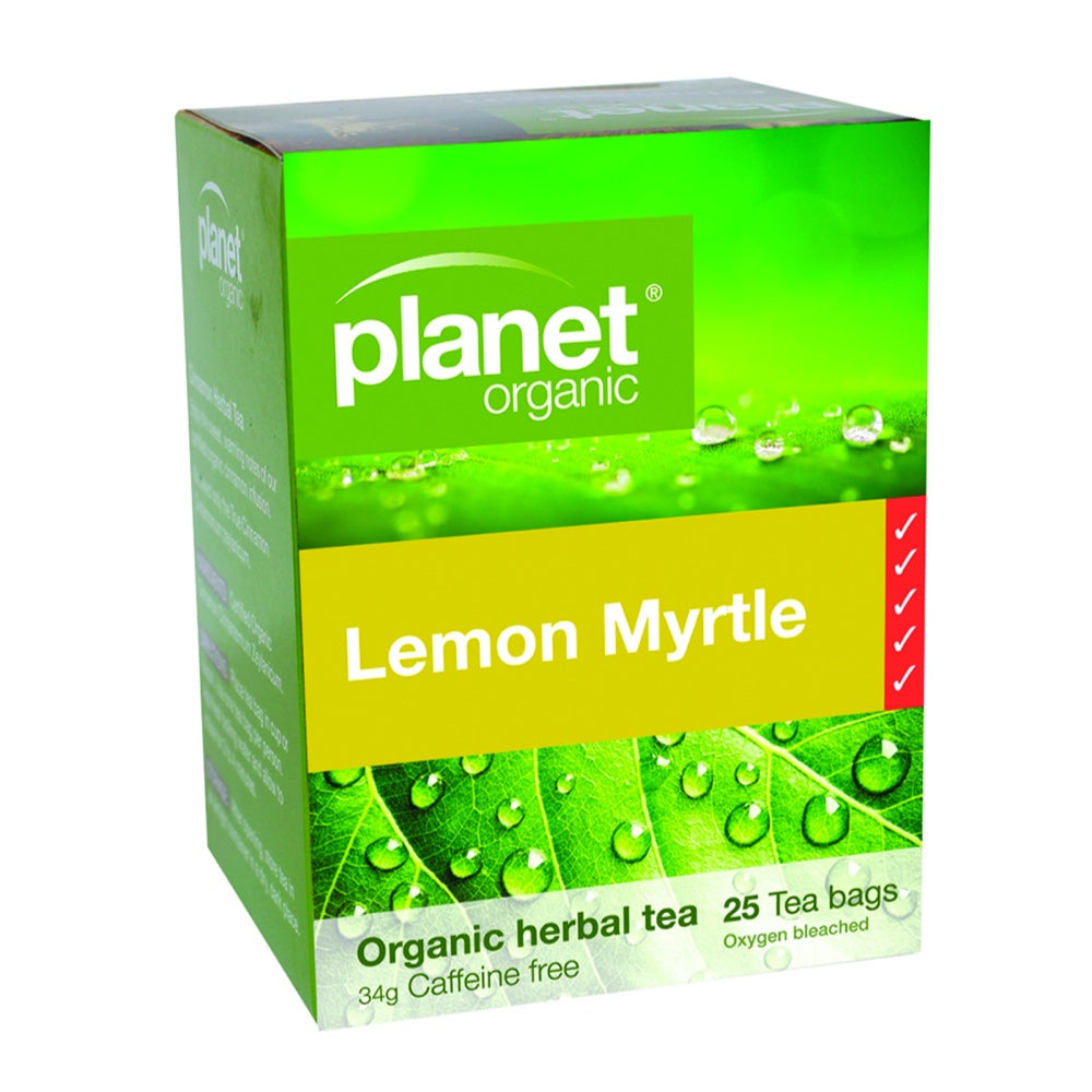 PLANET ORGANIC Lemon Myrtle Herbal Tea - 25 Bags – L'Organic
