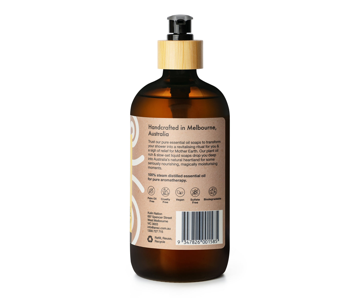 Lemon Myrtle Hand & Body Wash - L'Organic