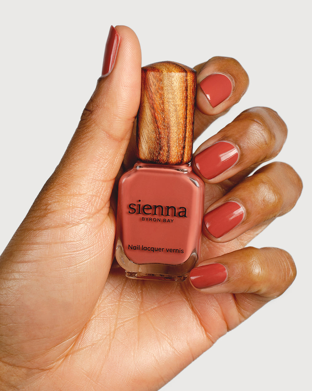 Sienna Nail Polish Life - Brick Red - 10ml