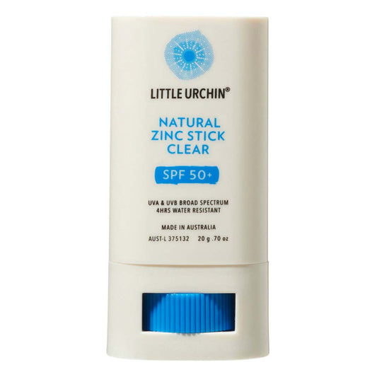 Little Urchin Natural Sunscreen Zinc Stick Clear SPF 50+ 20g