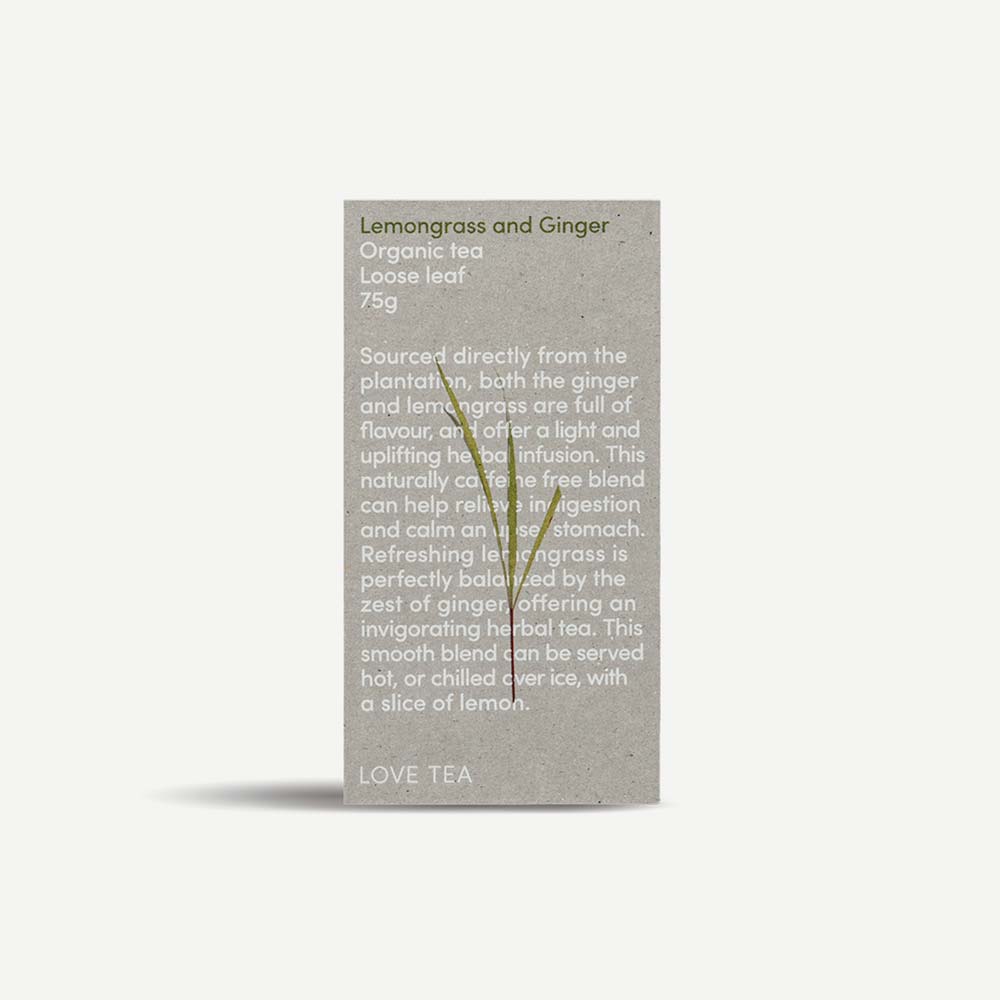 Love Tea - Lemongrass & Ginger Loose Leaf Tea - 75g