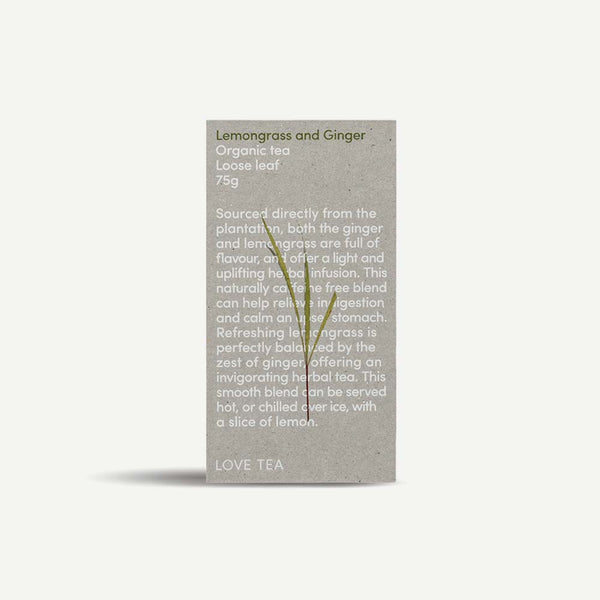 Love Tea - Lemongrass & Ginger Loose Leaf Tea - 75g