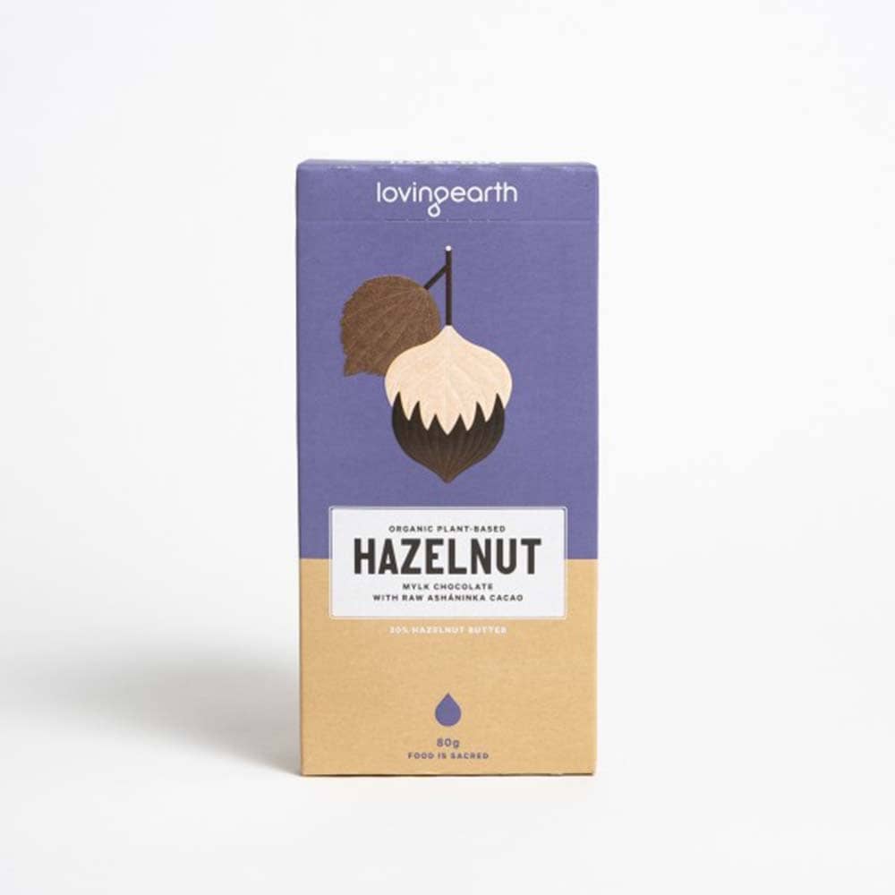 Loving Earth Hazelnut Mylk Chocolate - 80g