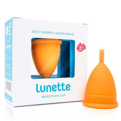 Lunette Menstrual Cup - Orange - Normal to Heavy Flow