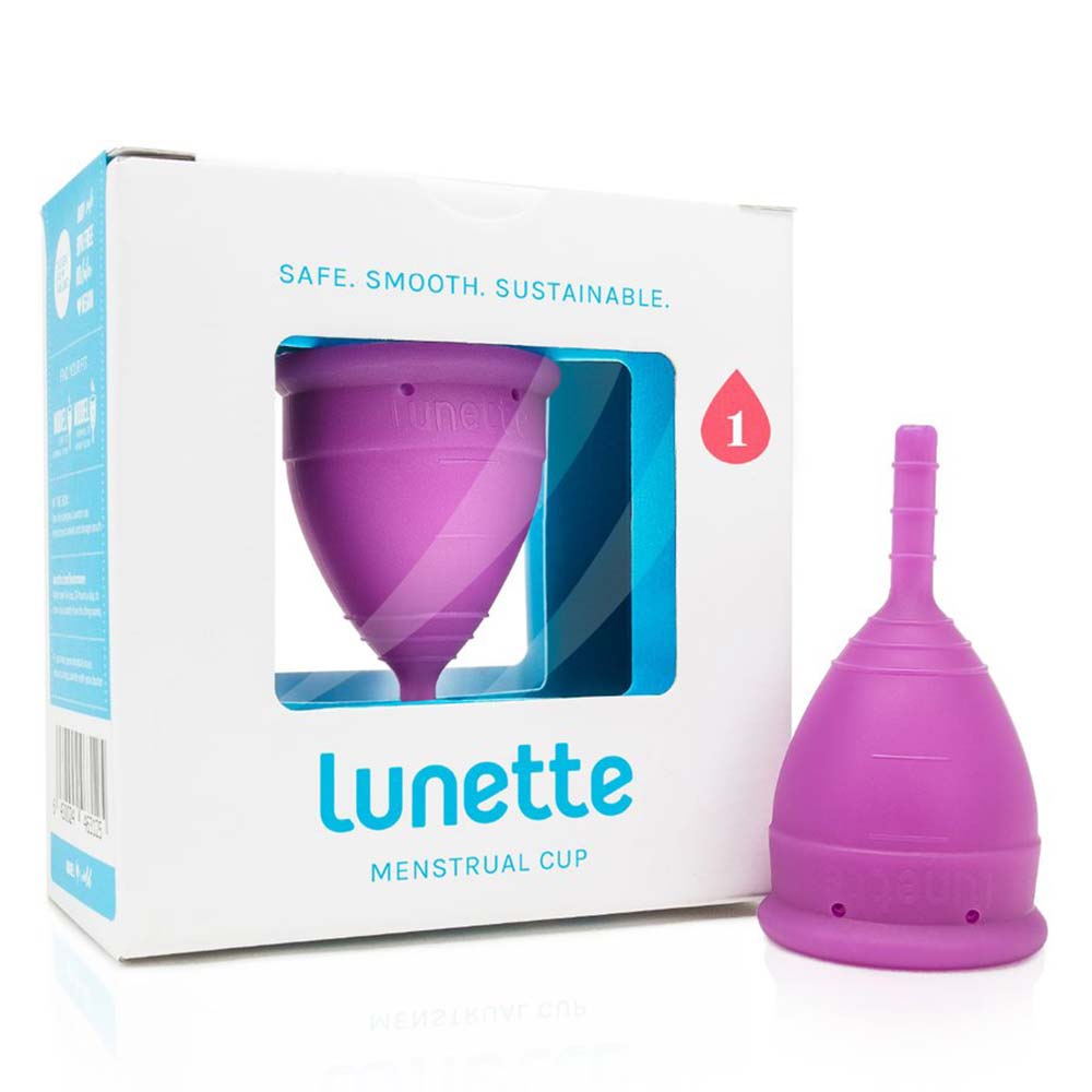 Lunette Menstrual Cup - Purple - Light to Normal Flow