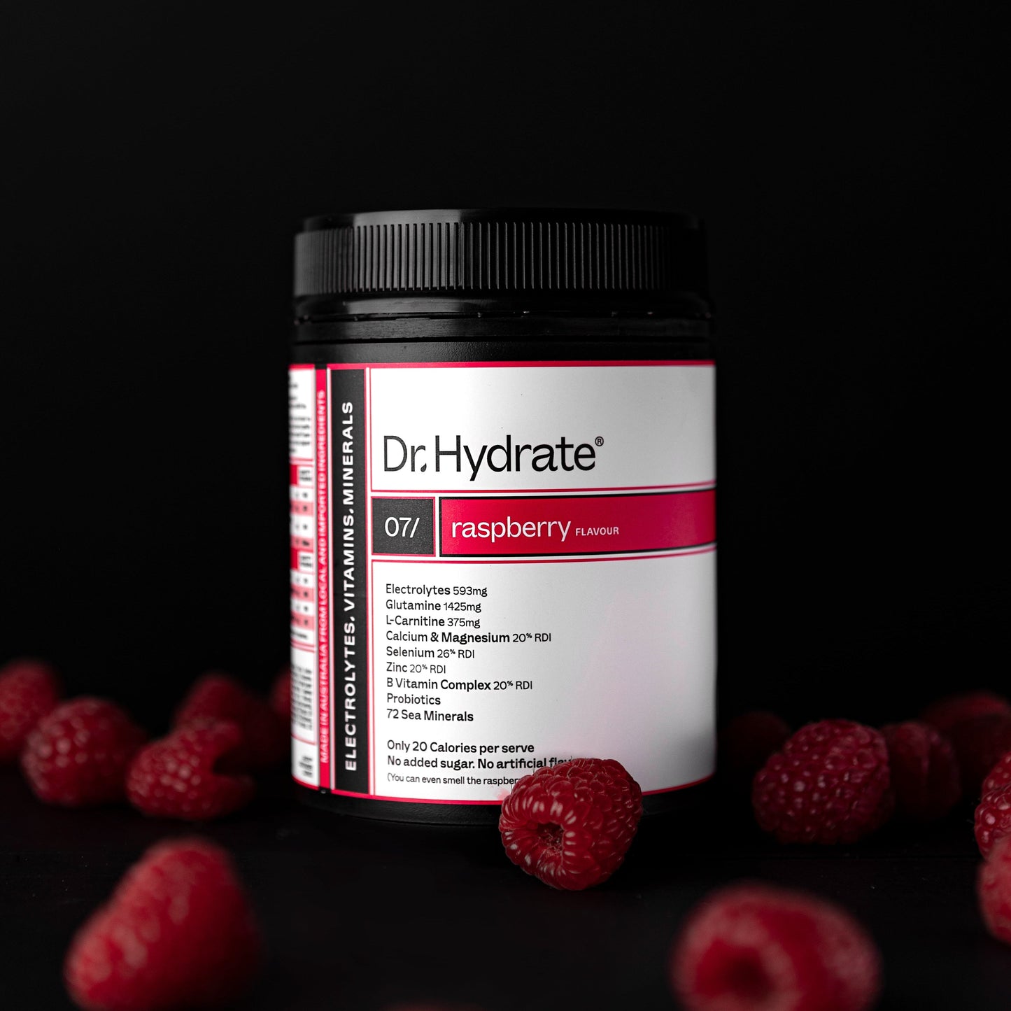 Dr. Hydrate All-In-One Hydration Drink Raspberry - 270g