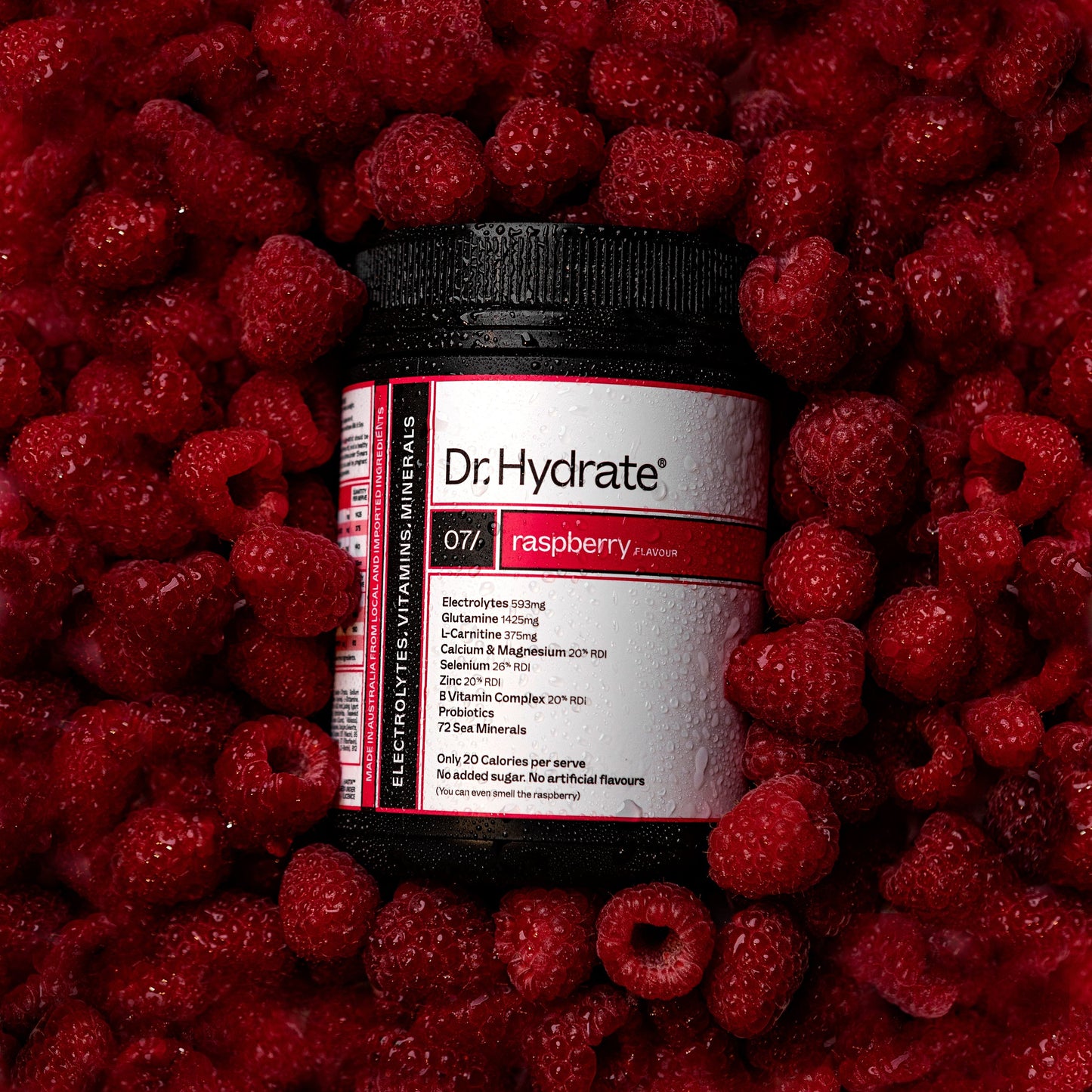 Dr. Hydrate All-In-One Hydration Drink Raspberry - 270g