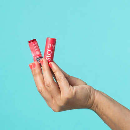 Slo Natural Lip and Cheek Tint Cherry Blush - 7g