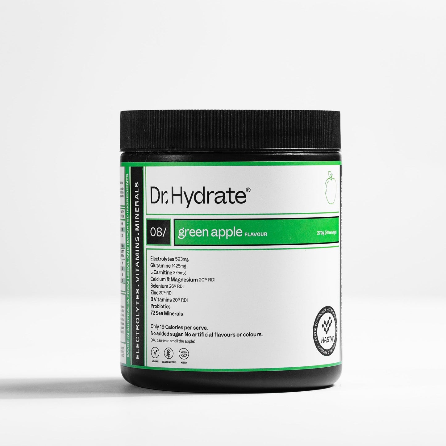 Dr. Hydrate All-In-One Hydration Drink Green Apple - 270g