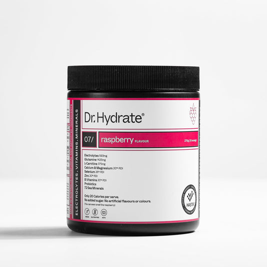 Dr. Hydrate All-In-One Hydration Drink Raspberry - 270g