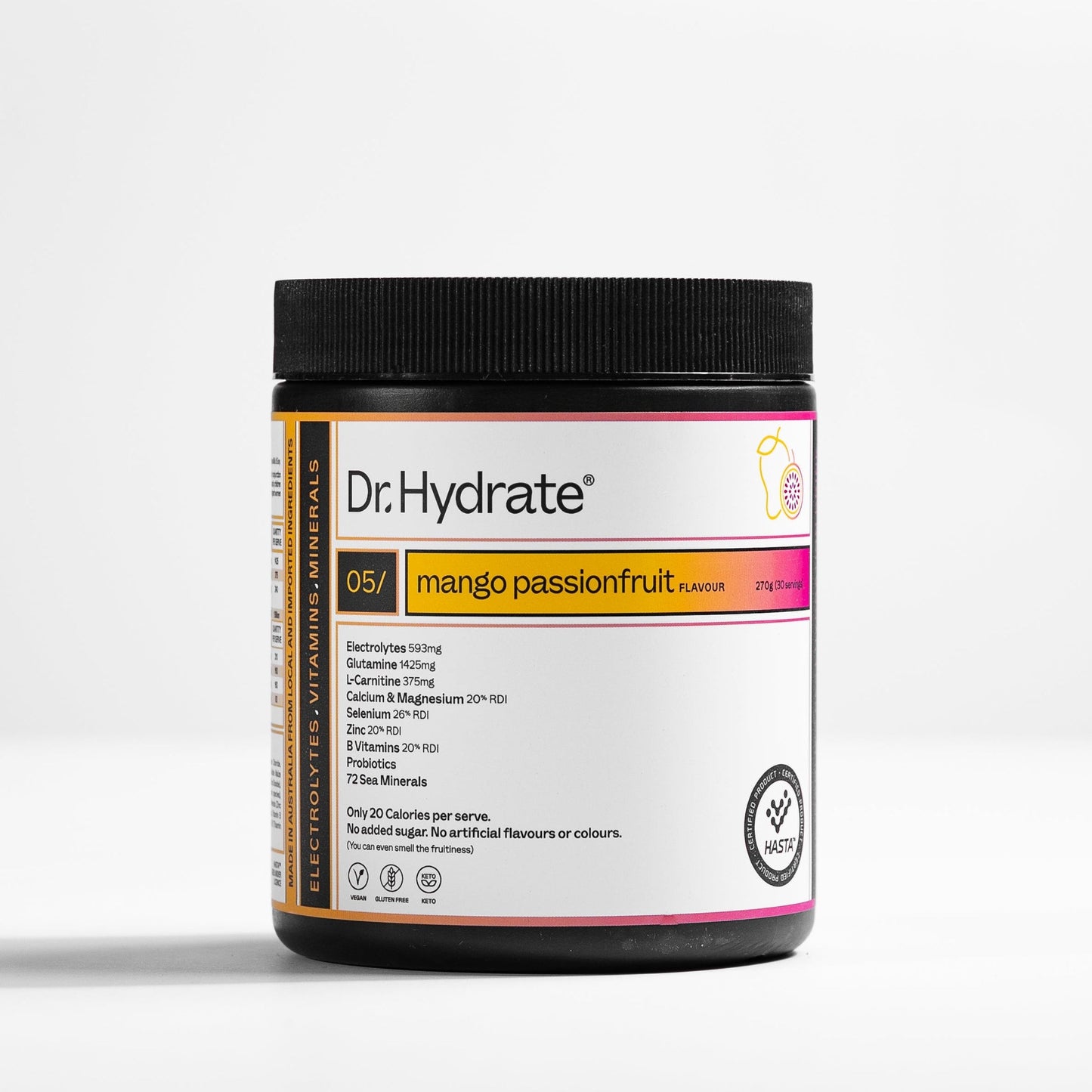 Dr. Hydrate All-In-One Hydration Drink Mango Passionfruit - 270g