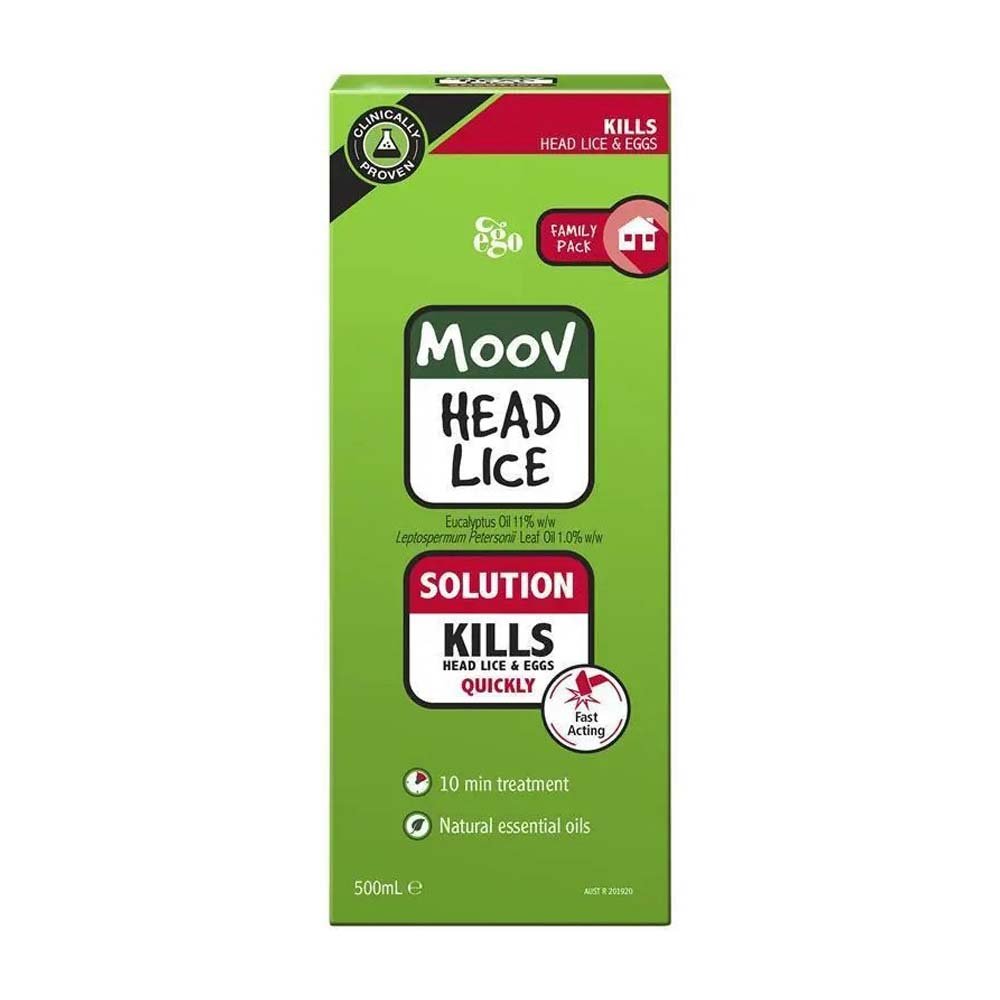 MOOV Head Lice Solution - 500ml - L'Organic