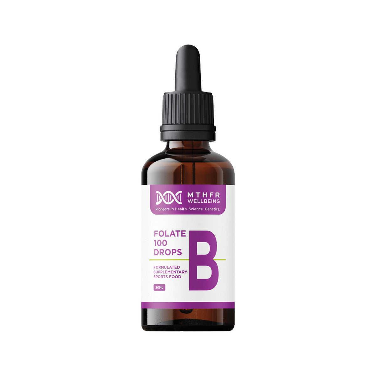 MTHFR Wellbeing Folate B9 100 Drops - 30ml