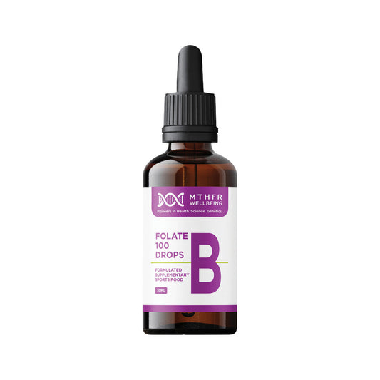 MTHFR Wellbeing Folate B9 100 Drops - 30ml
